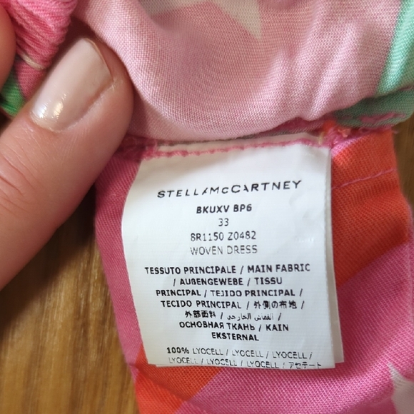 Stella McCartney Pink and Multicolor Woven Dress - Picture 5 of 6